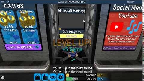 Roblox Flood Escape 2 map test - Mineshaft Madness (insane) by Occida