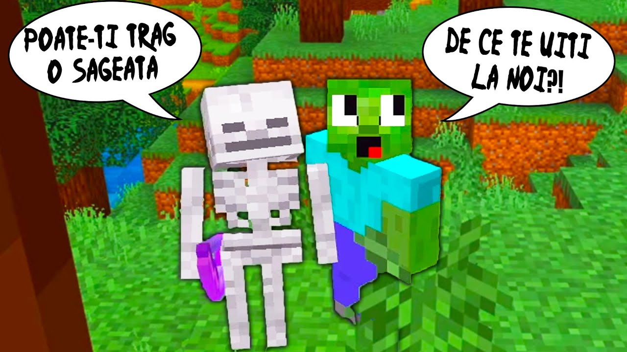 Ce Fac MOBII In Minecraft Cand Nu Esti Atent ?
