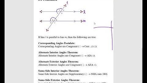 Geometry - Section 3.1 A