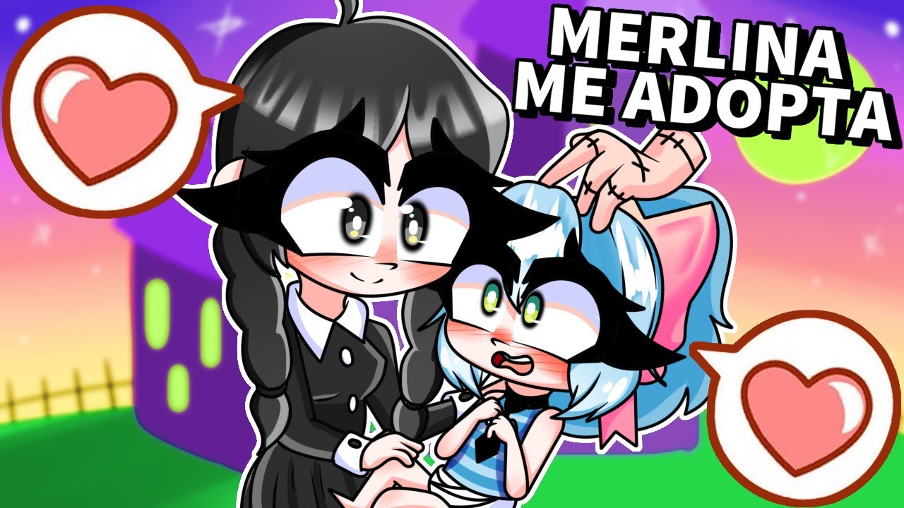 ¡ME CONVIERTO EN LA HIJA DE MERLINA ADDAMS!😱✨ME ADOPTAN EN MINECRAFT 🥰 |SrtaCatana RolePlay