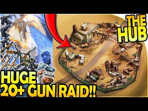 THE HUB (NPC TOWN w/ NEW ACTIVITIES) - *HUGE* 20+ GUN RAID! - Last Day on Earth Survival Update 1.10