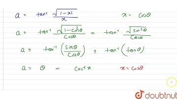 Differentiate `tan^(-1)((sqrt(1-x^(2)))/(x))` w.r.t. `cos^(-1)(2xsqrt(1-x^(2))),` when `x ne0.`