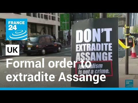 UK court formally issues order to extradite WikiLeaks founder Assange to US • FRANCE 24 English
