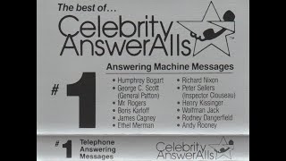 Celebrity AnswerAlls - Best of #1 - Answering Machine Messages cassette 1982-1983