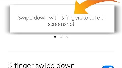 How to take screenshot swipe down with 3 finger oppo A17k phone