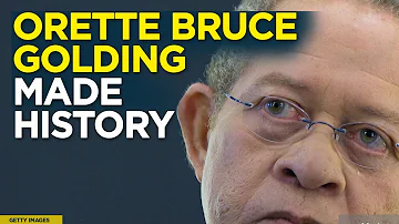 Bruce Golding made History