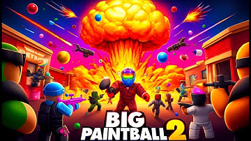 Dropping A Nuke In Big Paintball 2! Let