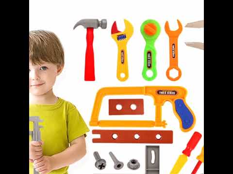 Kid Plastic Repair Tool Kit Toy Garden Tool Set Pretend Play Educational Engineering