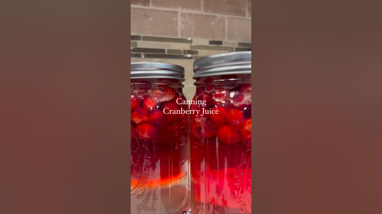 Canning Cranberry Juice 🫙 Savoring The Good®