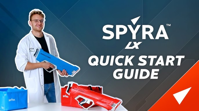 NEW Spyra Two Automatic Power Shot Next Level Water Gun Rifle BLUE! SHIPS  ASAP!