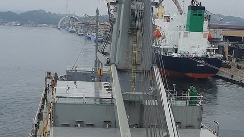 UNBERTHING STBDSIDE USING ONE TUG AND ANCHOR.SELF PILOTAGE