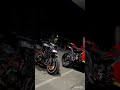 The Panigale  V4s and The Sugomi Z1000 By Night