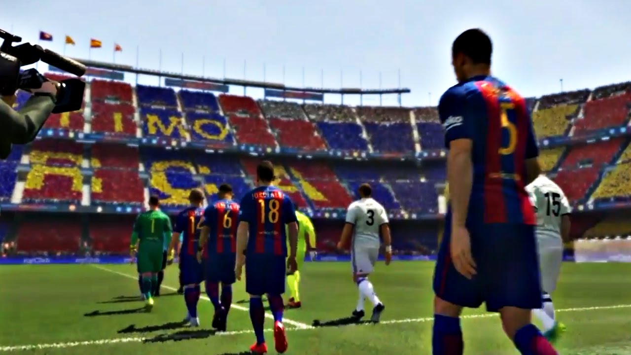 pes 2017 pro  2022 New  PES 2017 - Fc Barcelona Vs Real Madrid (Ps4 Gameplay - Superstar)