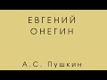 Краткое содержание Евгений Онегин А.С. Пушкин