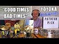 Drum Teacher Reacts: YOYOKA | Hit Like A Girl Contest | 'Good Times Bad Times' - LED ZEPPELIN Cover