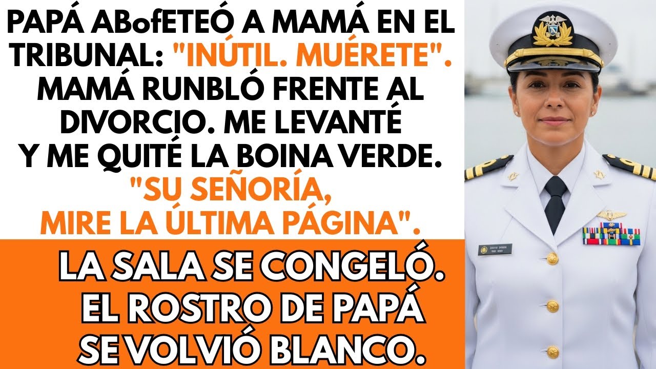Papá Abofeteó A Mamá En Corte. Me Puse De Pie “Mire La Última Página, Señor Juez”