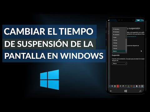 Cómo Cambiar el Tiempo de Espera o Suspensión de la Pantalla en Windows