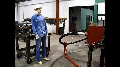 Testing the Whip Stop Hose Restraints