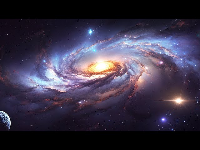 ✨  Space Ambient Music • Deep Relaxation Space Scenes [ 4K UHD ] class=