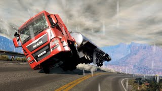Truck Driving Crashes #8 - BeamNG.Drive