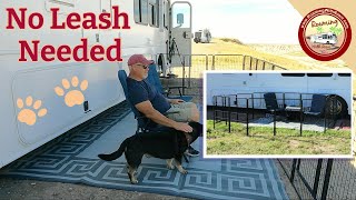 Best Thing We Ever Did For Camping With Our Dog - Customizable Shape Playpen, Leash Free Space by Roaming With Rosie 2,452 views 8 months ago 6 minutes, 12 seconds