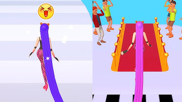 Hair Girl Rush Challenge - Level 115 (Android ios Gameplay)