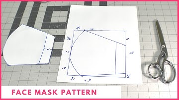 How to Make Face Mask Pattern | Easy