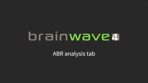 ABR analysis tab