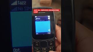 HOW TO JAZZ ALL SERVICES UNSUBSCRIBE CODE #viralvideo #jazz #fypage #highlight #real #shorts #tech