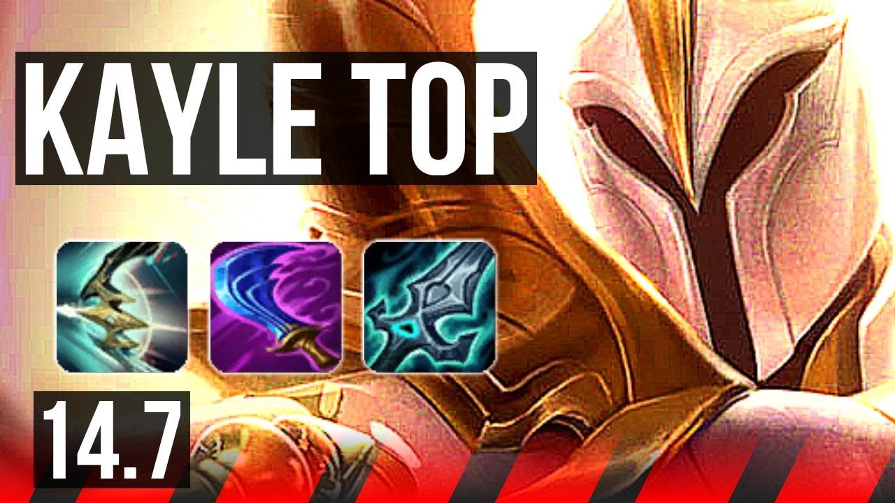 KAYLE vs K'SANTE (TOP) | 6 solo kills, Rank 9 Kayle, 43k DMG, 300+ games | EUW Grandmaster | 14.7