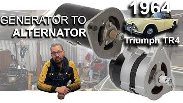 1964 TR4 - Part 23 - Generator To Alternator Conversion