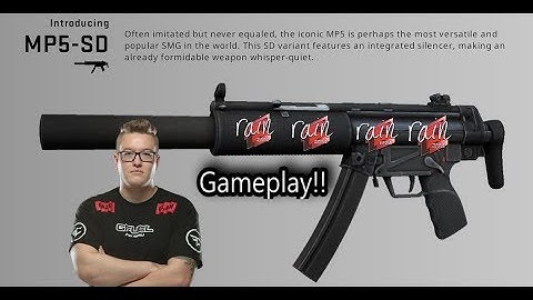 Gameplay Of MP5-SD With Stickers (CSGO)