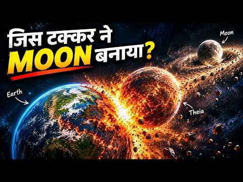 जिस Collision ने Earth को बदल दिया… और Moon को जन्म दिया! 🌍💥🌕