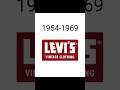 Levi’s logo evolution 1853-2003😨 #levisbrend #levis #logo #shorts