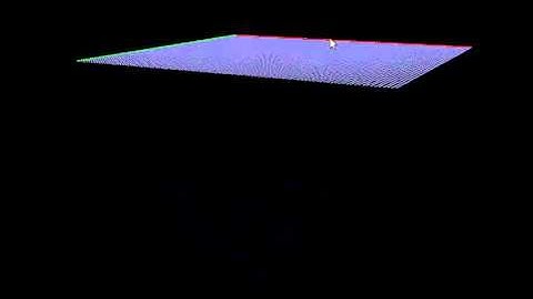 10,000 Particle cloth simulation using CUDA.