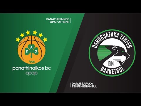 Panathinaikos OPAP Athens - Darussafaka Tekfen Istanbul Highlights | EuroLeague RS Round 12