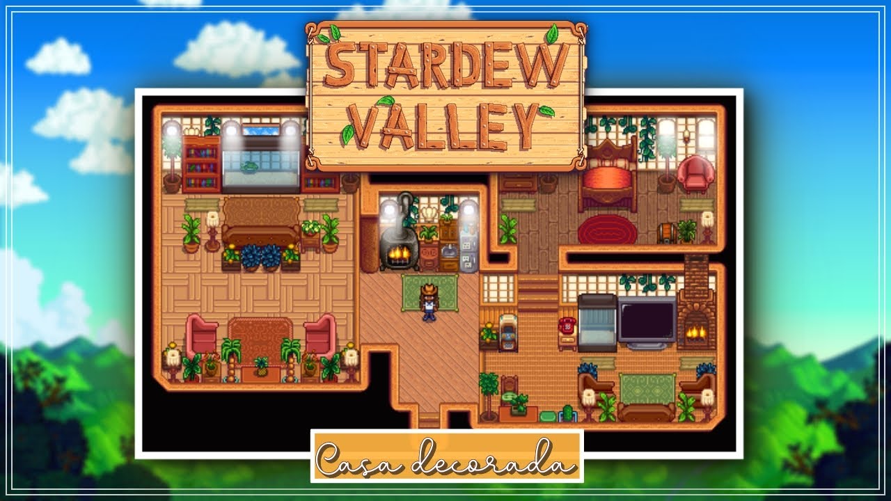 [Stardew Valley] Decoração da casa na Ginger Island🌴 Speed Build YouTube