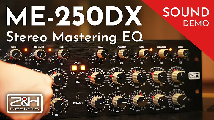 Z&H Designs ME-250DX Stereo Mastering EQ | Sound Demo (No Talking)