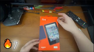 Unboxing a Kindle Fire 7 (2022) that I got for FREE from SCHOOL