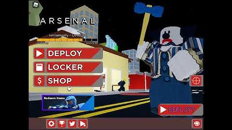 how to get clown and cultist skin ( arsenal roblox )