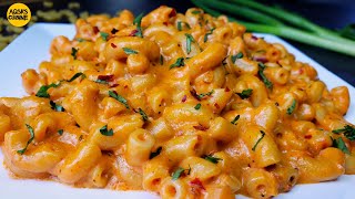 Spicy Pasta Recipe | Spicy Macaroni | Spicy Mac \& Cheese | Hot \& Spicy Pasta | Masala Pasta