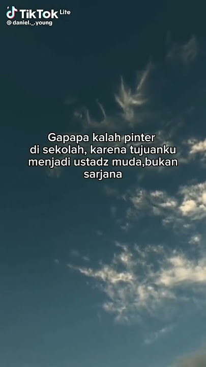 cita cita ku ingin menjadi ustadz