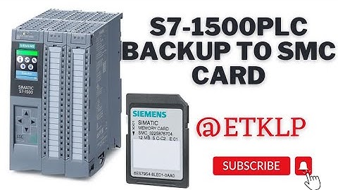 How to write a program in siemens memory card | CPU 1511C BACKUP