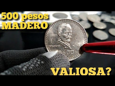 moneda de 500 pesos FRANCISCO Y MADERO 1987 escasa o no?