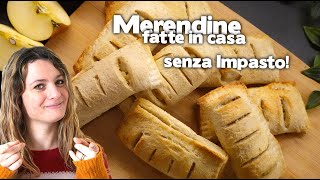 MERENDINE FATTE IN CASA SENZA IMPASTO