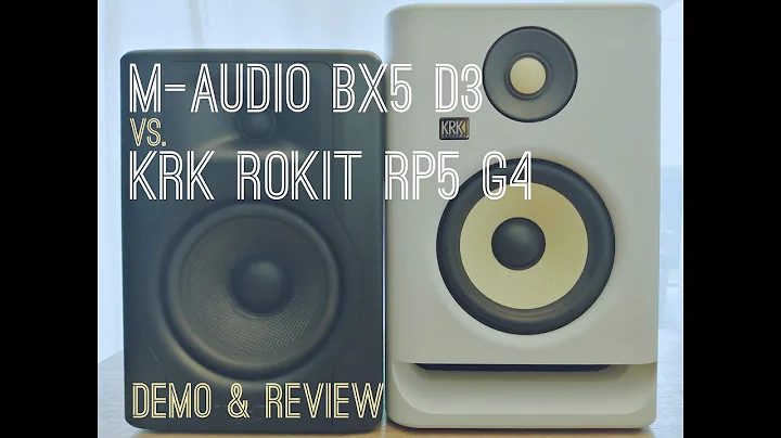 M-AUDIO BX5 D3 vs. KRK ROKIT RP5 G4 MONITOR SPEAKERS ¦ HOMESTUDIO DEMO & REVIEW