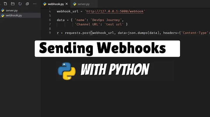 How to Send Webhooks with Python.