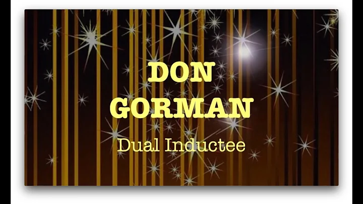 Don Gorman - O5PBA Hall of Fame Induction 2019   H...