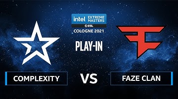 CS:GO - Complexity vs. FaZe Clan [Dust2] Map 1 - IEM Cologne 2021 - Play-In