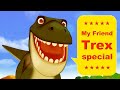 My friend T-rex Trex special !! Franky and friends/ Franky kids TV/ cartoon/ Jurassic /dino / raptor